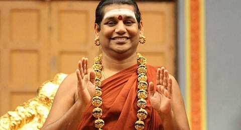 ஜலகண்டேசுவரர் மூலவர் சிலையை திருடியதாக நித்யானந்தா மீது போலீசில் புகார்