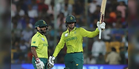 “டி காக்” அதிரடி பேட்டிங் - இந்தியாவை வீழ்த்தி தென்னாப்பிரிக்கா அபார வெற்றி
