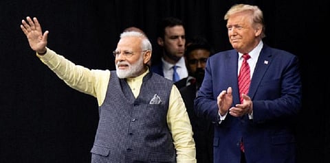 “ட்ரம்பை மீண்டும் அதிபராக்க வேண்டும்” - ஹவுடி மோடி நிகழ்ச்சியில் பிரதமர் பேச்சு