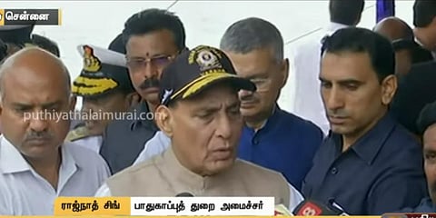 “முப்படைகள் எதற்கும் தயாராக இருக்கின்றன” - ராஜ்நாத் சிங்
