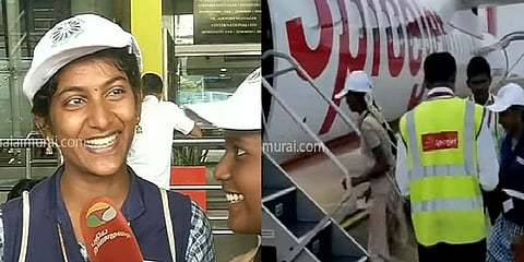 “வானத்தில் இருந்து கடலை பார்த்தோம்” - நிஜமான ஏழை மாணவர்களின் கனவு