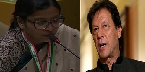 நாட்டின் பிரதமர் போல் இம்ரான்கான் பேசவில்லை: விதிஷா மைத்ரா