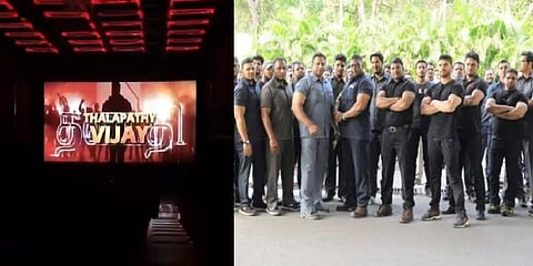 பவுன்சர்களை காட்டி மறைமுகமாக எச்சரித்த திரையரங்கம் - ‘பிகில்’ உஷார்