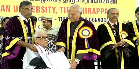 91 வயதில் முனைவர் பட்டம் பெற்ற முதியவர்