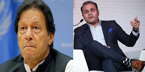 “தன்னையே அவமானப்படுத்திக் கொள்கிறார்” - இம்ரானை கலாய்த்து சேவாக் வீடியோ