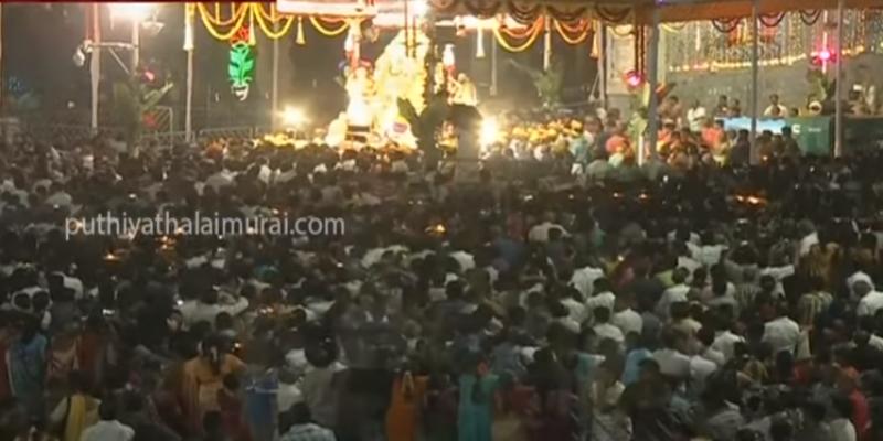 திருப்பதியில் பிரம்மோற்சவம் கோலாகலம் - குவிந்த 3 லட்சம் பக்தர்கள்