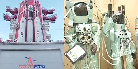 துர்கா பூஜையில் இடம்பெற்ற சந்திரயான்2 மாதிரிகள்!