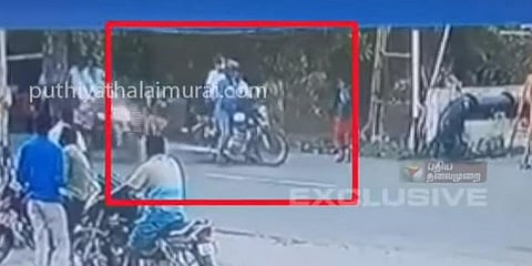 தப்பிய கொள்ளையர்களை துரத்தி பிடித்த காவல்துறை - சிசிடிவி வெளியீடு