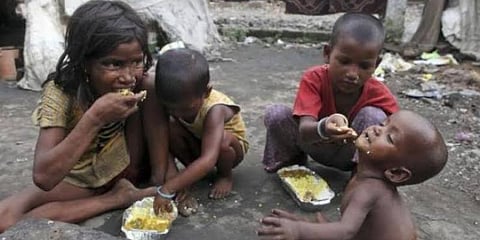 உணவின்றி தவிக்கும் 6.4% இந்திய குழந்தைகள் : தமிழகத்தின் நிலை ?
