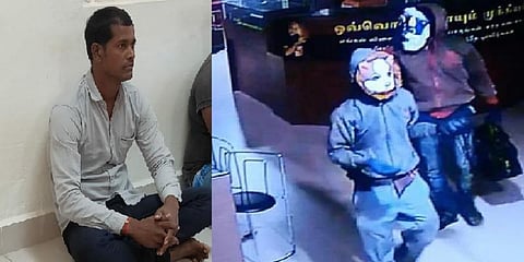 திருச்சி நகைக்கடை கொள்ளை : முக்கிய குற்றவாளி நீதிமன்றத்தில் சரண்