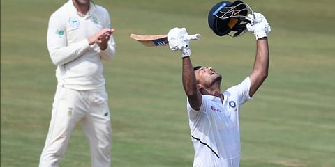 தென்னாப்ரிக்காவுக்கு எதிரான 2வது டெஸ்ட் போட்டி : மயாங்க் அகர்வால் அசத்தல் சதம்