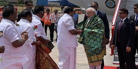 “தமிழ்நாட்டிற்கு வந்ததில் மகிழ்ச்சி” - மோடி தமிழில் ட்வீட்