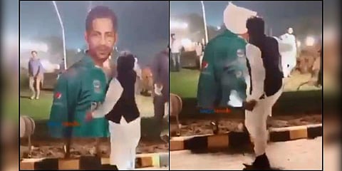 இலங்கையுடன் தோல்வி: பாக். கேப்டன் கட்- அவுட்டை தாக்கி உடைக்கும் ரசிகர்- வைரல் வீடியோ