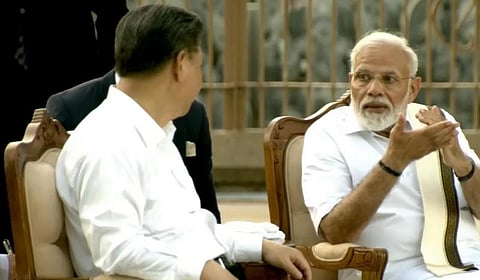 மாமல்லபுரத்தில் பிரதமர் மோடி- சீன அதிபர் ஜின்பிங் 2 மணி நேரமாக ஆலோசனை..!