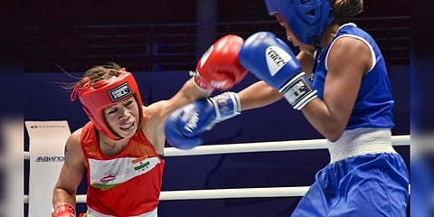 உலகக் குத்துச்சண்டை சாம்பியன்ஷிப்: அரையிறுதியில் வெண்கலம் வென்ற மேரி கோம்