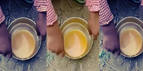 மதிய உணவில் மாணவர்களுக்கு மஞ்சள் நீரா? - அதிகாரிகள் விளக்கம்