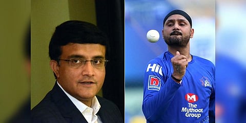 ‘வாழ்த்திய ஹர்பஜன்.. ஆதரவு கேட்ட கங்குலி..’ - சுவாரஸ்ய ட்வீட்