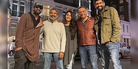 மீண்டும் இணைந்த பிரபாஸ்- அனுஷ்கா: லண்டனில்’பாகுபலி’ டீம்