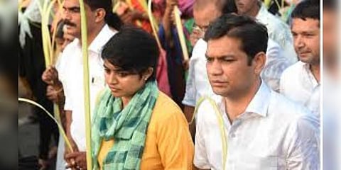 பாலியல் வன்கொடுமை குறித்த பதிவு - சர்ச்சையில் எர்ணாகுளம் எம்பியின் மனைவி