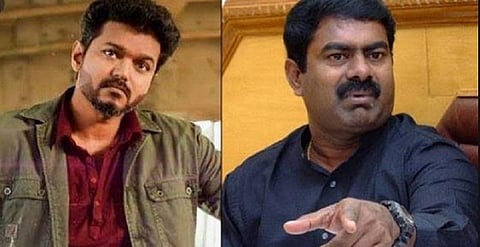 “நடிகர் விஜய் அஞ்சக்கூடாது” - பிகில் சர்ச்சை பற்றி சீமான்