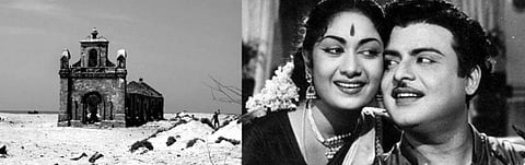 தனுஷ்கோடி புயலும்., ஜெமினி கணேஷன் - சாவித்திரியும்.