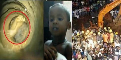 குழி தோண்டி குழந்தையை மீட்க 4 மணி நேரத்திற்கும் மேலாகும் - தீயணைப்புத்துறை