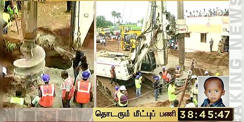 கடின பாறைகள்... குழிதோண்டும் பணியின் வேகம் குறைந்தது!