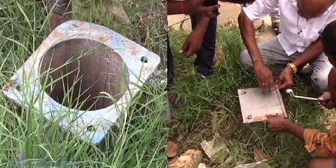 புதிய தலைமுறை செய்தி எதிரொலி - அவசரமாக மூடப்பட்ட ‘ஆழ்துளைக் கிணறு’