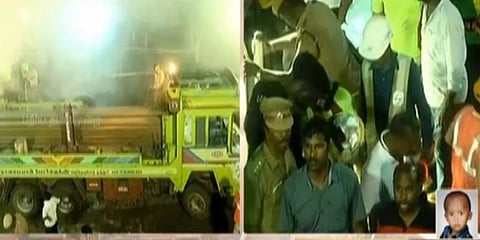 மீண்டும் போர்வெல் மூலம் துளையிடும் பணி தொடங்கியது