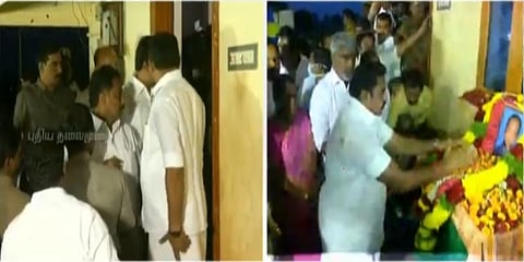 நடுக்காட்டுப்பட்டியில் முதலமைச்சர் பழனிசாமி : சுஜித் படத்திற்கு மலர்தூவி அஞ்சலி