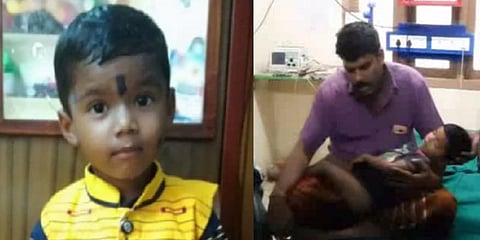 மழைநீர் சேகரிப்பு தொட்டியில் விழுந்து 3 வயது சிறுவன் பலி