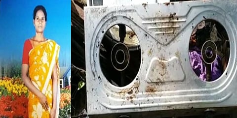 கூரைவீட்டில் பற்றிய தீ : சமைத்துக் கொண்டிருந்த பெண் உயிரிழப்பு
