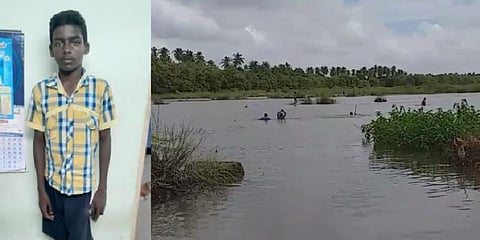 ஆற்றில் மீன்பிடிக்க சென்ற மாணவர் : 5 நாட்களுக்குப் பின் சடலமாக மீட்பு