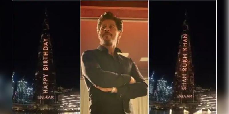 ’இது நான் பார்க்காத உயரம்’: ’பாலிவுட் பாட்ஷா’வை கவுரவித்த புர்ஜ் கலிபா!