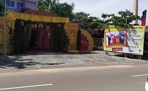 திமுக முன்னாள் எம்எல்ஏ அப்பாவு இல்ல விழாவில் பேனர்: போலீசார் வழக்குப்பதிவு