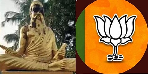 “வள்ளுவர் சிலையை அவமதிப்பதா..! இரும்புக்கரத்தால் அடக்குங்கள்” : பாஜக