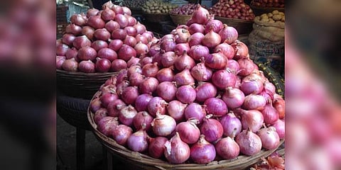 பெரிய வெங்காயத்தின் விலை சற்று குறைவு