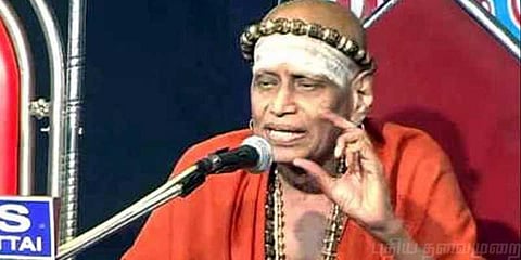 “திருவள்ளுவர் விவகாரத்தை கட்சிகள் பெரிதாக்கக் கூடாது” - மதுரை ஆதீனம்