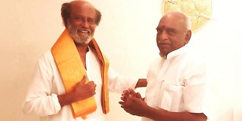 வீட்டிற்கு சென்று ரஜினியை சந்தித்த பொன்.ராதாகிருஷ்ணன்