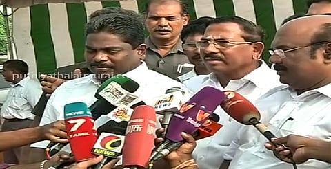 ஆதாரத்தை கொடுங்க.. போராட்டத்தை விடுங்க..! : ஸ்டாலினுக்கு அமைச்சர் பாண்டியராஜன் கேள்வி