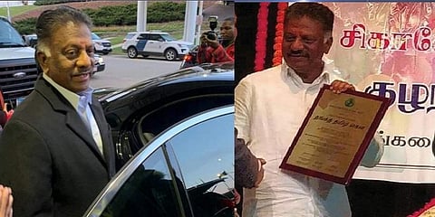 துணை முதலமைச்சர் ஓபிஎஸுக்கு 'தங்க தமிழ் மகன்' விருது