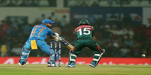 ஸ்ரேயாஸ், ராகுல் அதிரடி- இந்திய அணி 174 ரன்கள் குவிப்பு