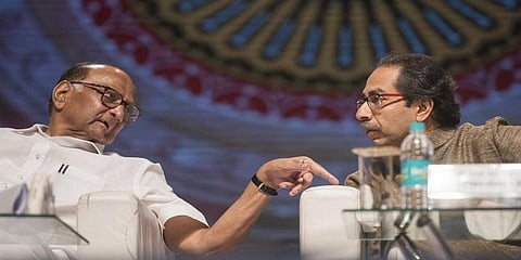 ஆட்சியை பிடிக்குமா சிவசேனா? சரத் பவாருடன் உத்தவ் தாக்கரே சந்திப்பு