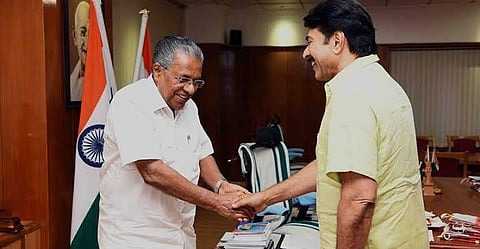 பினராயி விஜயனாக நடிக்கும் மம்முட்டி - ‘ஒன்’ திரைப்படத்தின் ஃபர்ஸ்ட் லுக்.