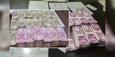 கட்டுக்கட்டாக 100 கோடி ரூபாய் மதிப்புள்ள கள்ள நோட்டுகள் பறிமுதல்