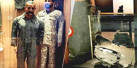 பாகிஸ்தான் அருங்காட்சியகத்தில் அபிநந்தன் சிலை