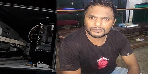 கடன் பிரச்னையை தீர்க்க ஏடிஎம்மை உடைத்த வாலிபர்