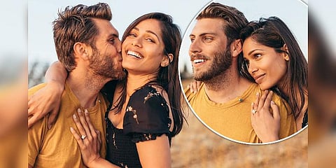 ’என் வாழ்வின் அழகான படைப்பு நீதான்...’ நடிகை ஃபிரீடா பின்டோ நிச்சயதார்த்தம்!