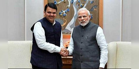 மகாராஷ்ட்ரா முதல்வராகப் பதவியேற்ற பட்னாவிஸுக்கு பிரதமர் வாழ்த்து!