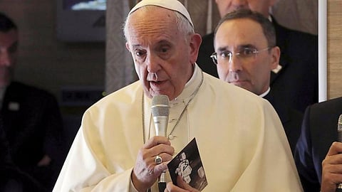 "அணு குண்டுகளை ஒழிக்க வேண்டும்"-போப் பிரான்ஸிஸ் வேண்டுகோள்